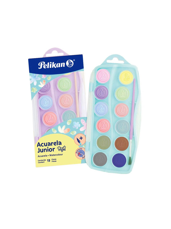Acuarela Pelikan Junior Pastel 13Pzs
