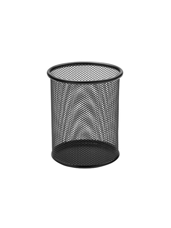 Porta Lapiz De Metal Rejilla Negro