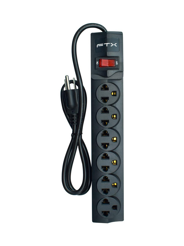 Filtro FTX 6 tomas 80cm cable