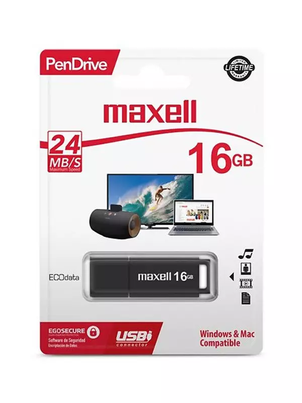 Pen Drive Maxell 16 GB