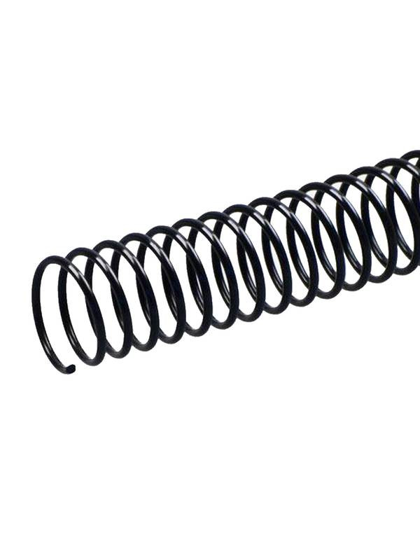 Espiral N°07 Negro paquete de 100 unidades
