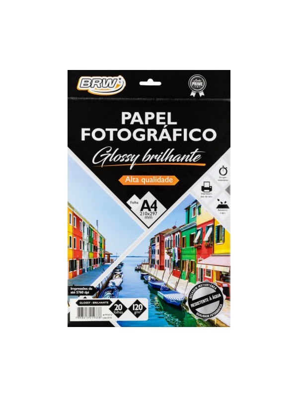 Papel Fotografico A4 180gr Paq.x50h