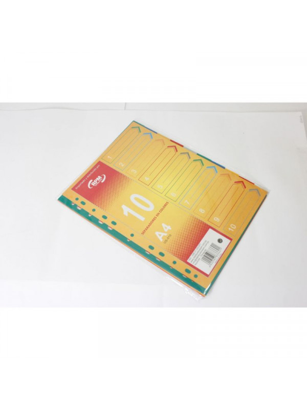 Separador Rpm A4 -10 Colores US