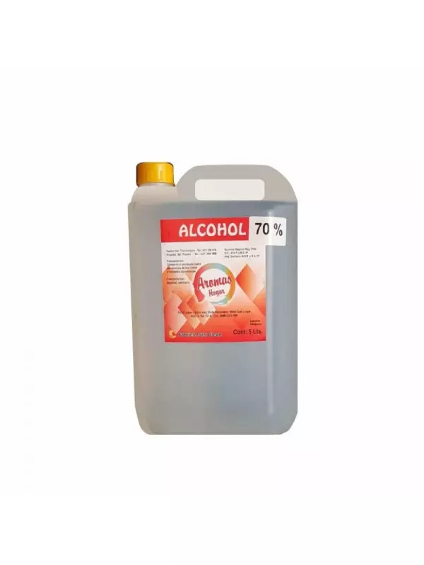 Alcohol Rectificado 70% de 5lts - Aromas