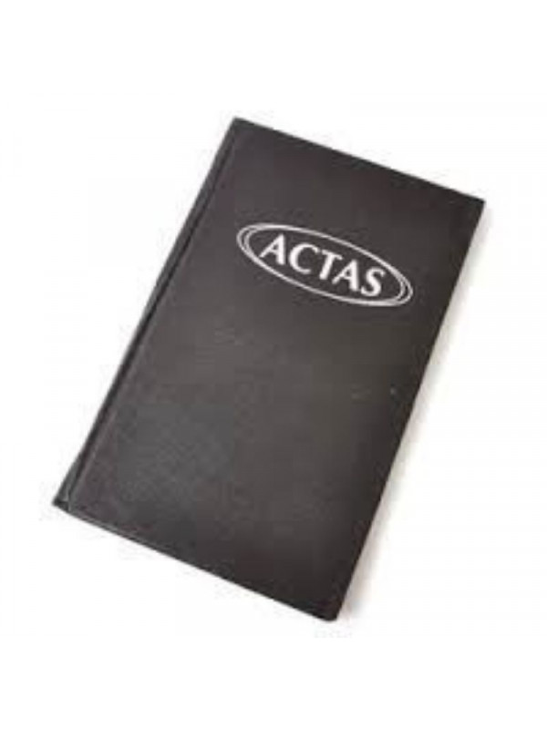 Libro Actas 50 Hojas - Auca