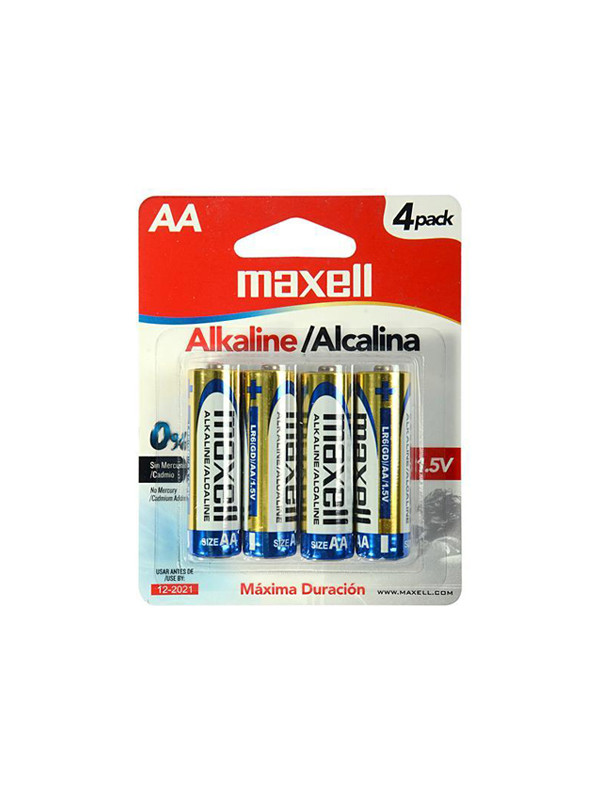 Pila Maxell Aa - Blister X 4 Unidades