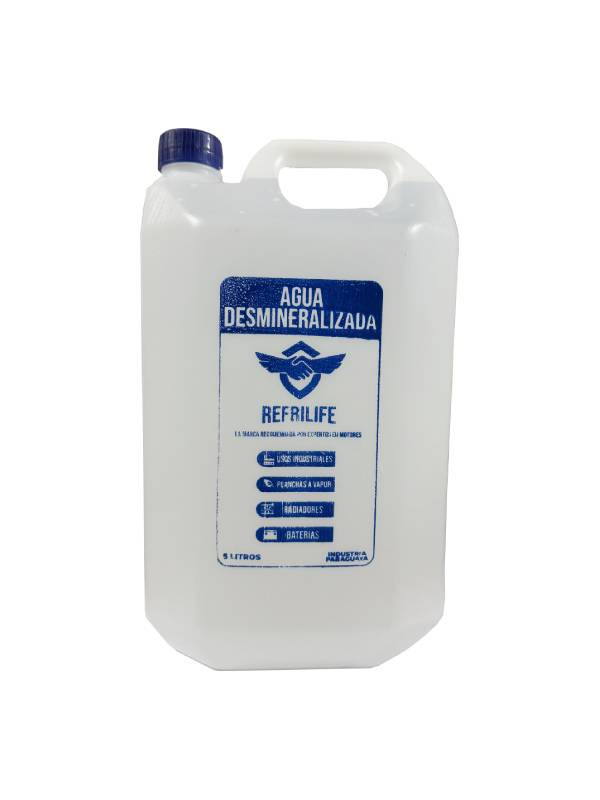 Agua Destilada Refrilife de 5 Litros