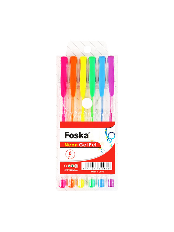 Boligrafo Foska Neon x 6 ref: RH2005