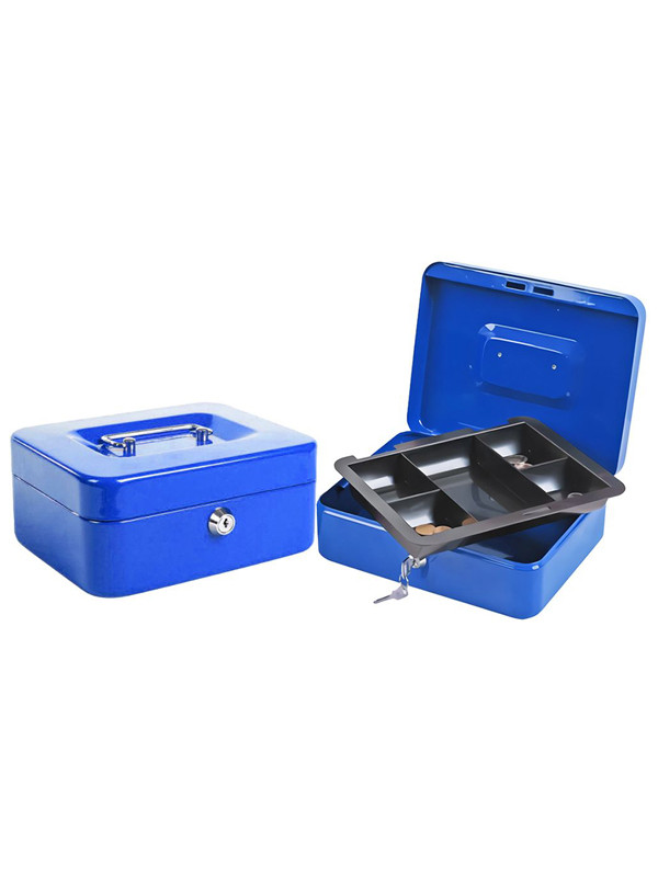 Caja P/ Dinero Foska 10" Azul