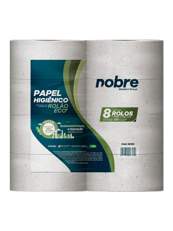 Papel Higienico 300Mts Nobre 8 Rollos Cod.58182 Estandar