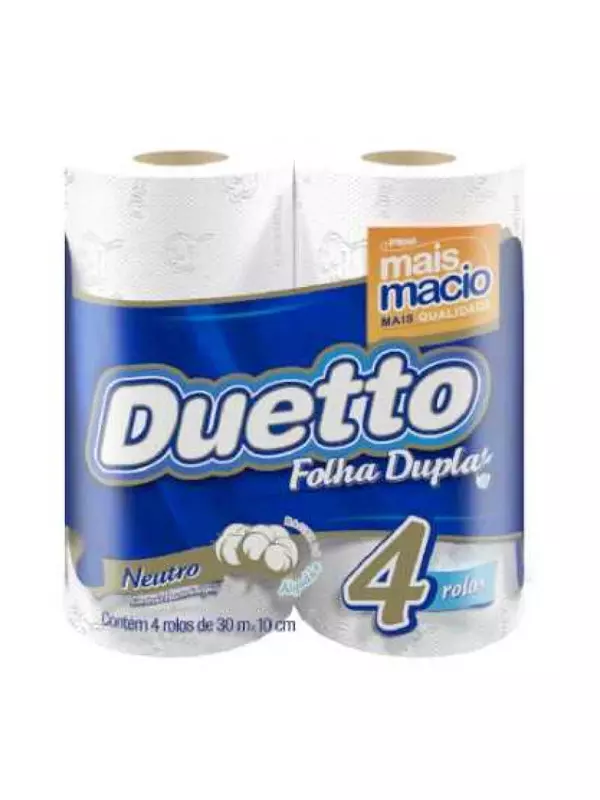 Papel Higienico Duetto x 30mts Doble Hoja