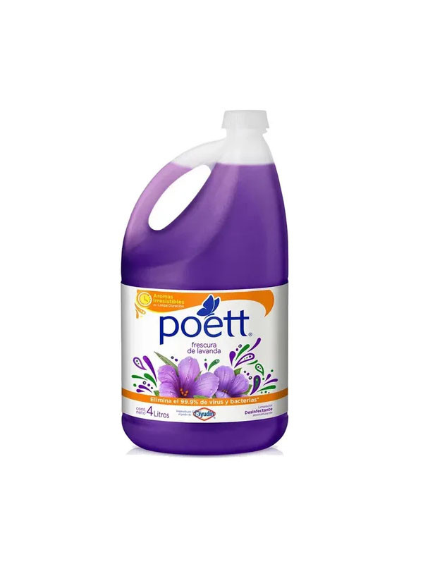 Desodorante liquido poett 4 lts. lavanda