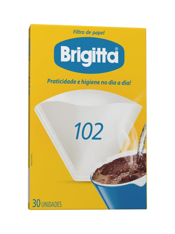 Filtro Briggita Nro. 102 p/ cafetera