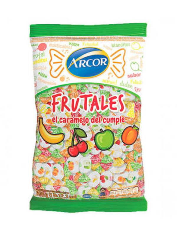 Caramelo Masticable Arcor Frutales 800 gramos