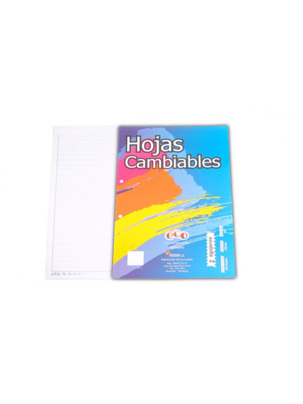Hojas Cambiables 2 Rayas