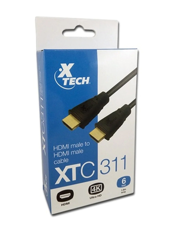 Cable Hdmi Xtech - XTC311 / 1.8mts