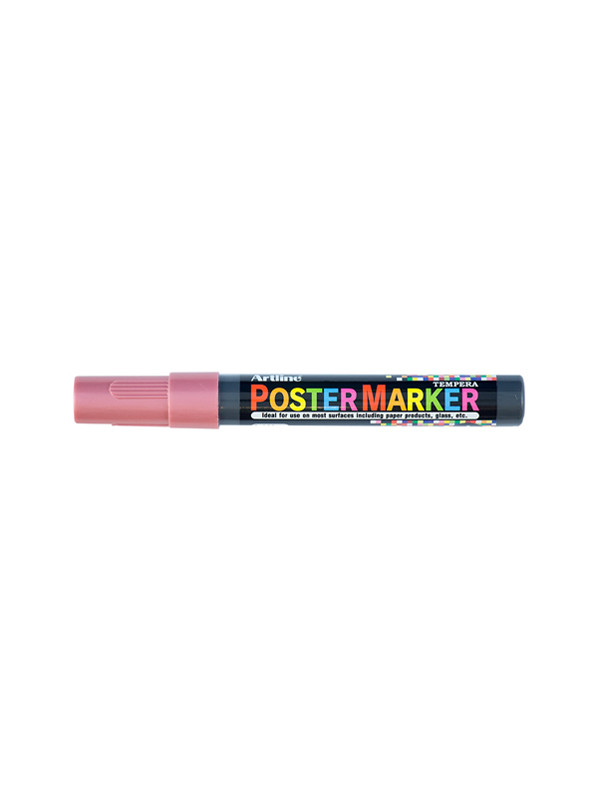 Marcador Artline Poster Rojo Metalico 4mm Epp-4