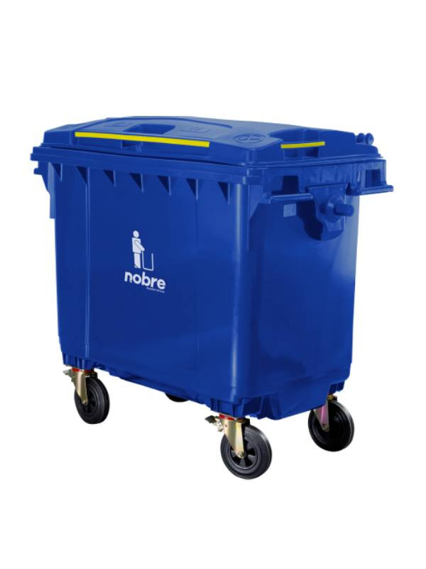 Contenedor de basura 660 litros Nobre Azul con ruedas 41357