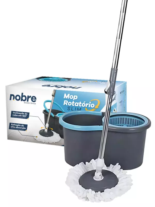 Balde de Nobre de 13Lts rotatorio Plast. c/ Mopa ref:41411