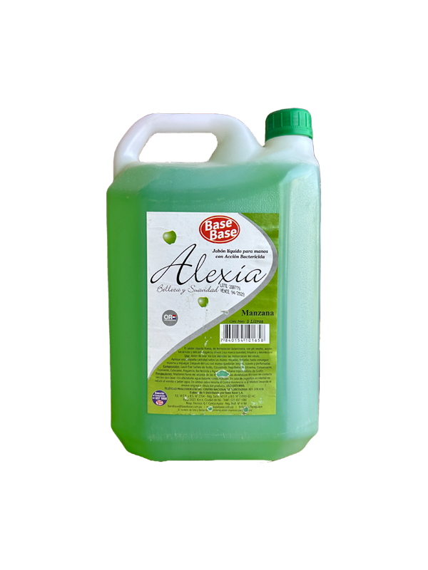 Jabon Liquido Base Base Manzana - 5 Litros