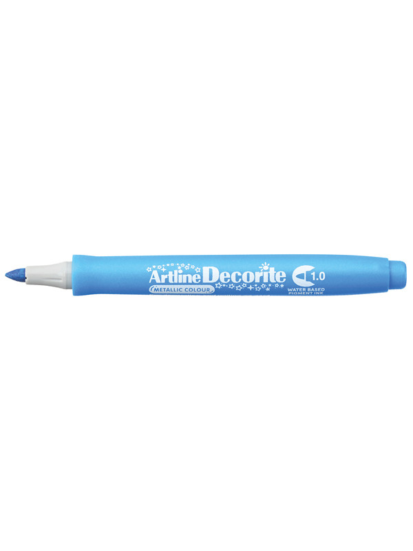 Decorite Artline Azul Metalico Punta 1.0