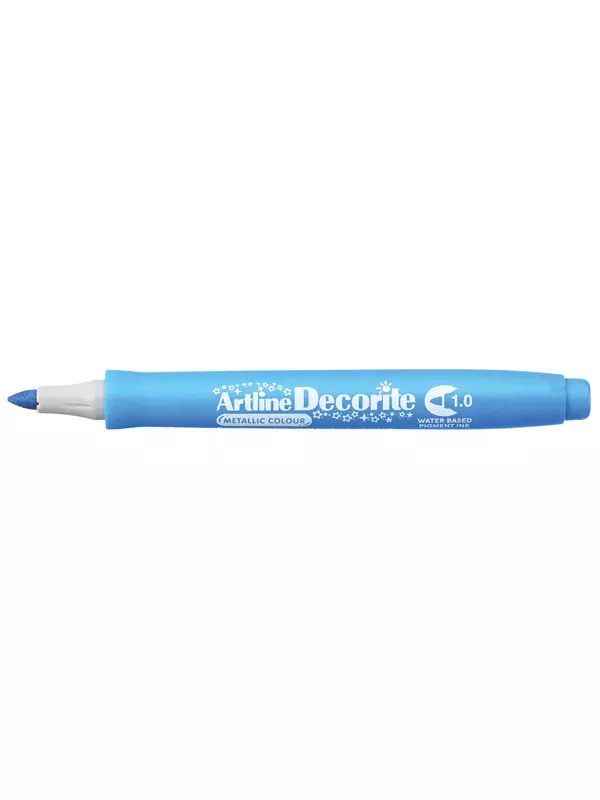 Decorite Artline Azul Metalico Punta 1.0