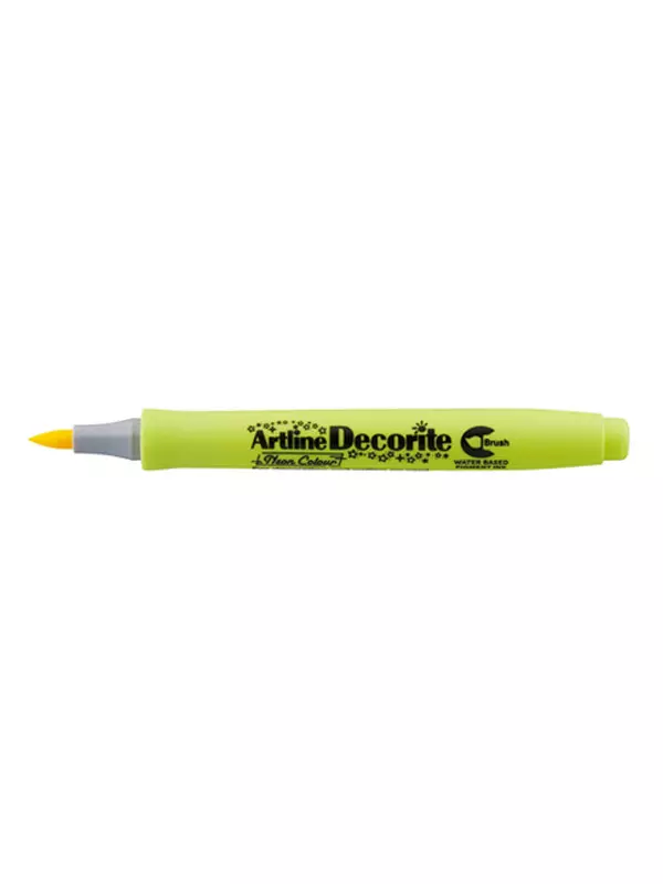 Decorite Neon Brush Artline Amarillo