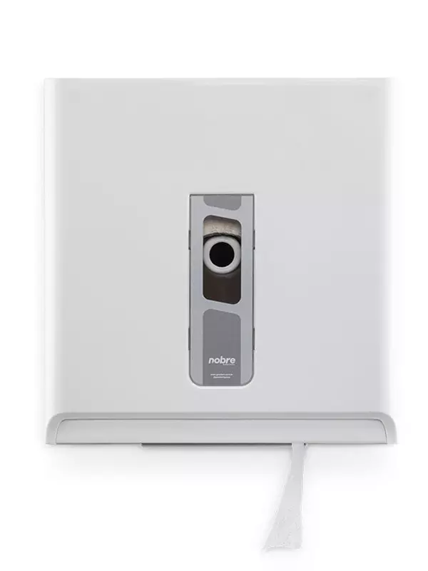Dispenser p/ Papel Hig.Nobre Cuadrado Blanco ref:Street 48398