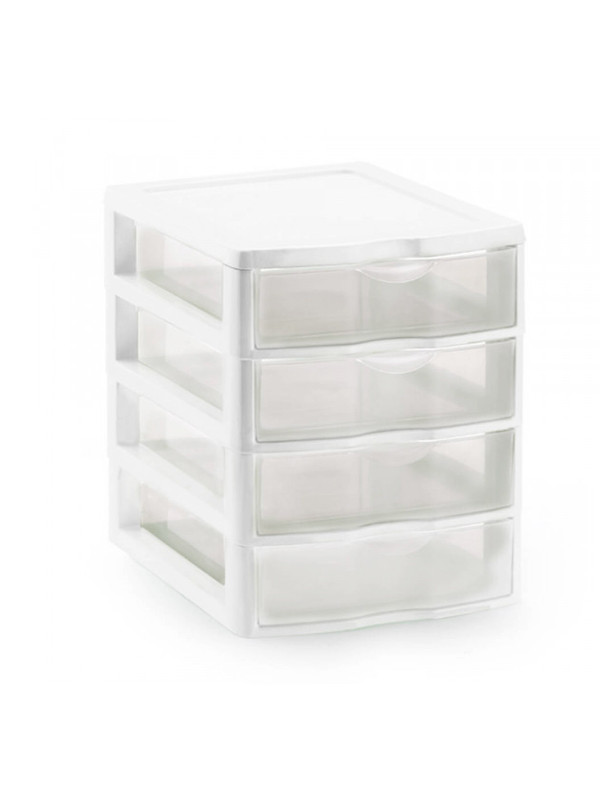 Gavetero Blanco Ref.004/4 Nitron 4 Niv