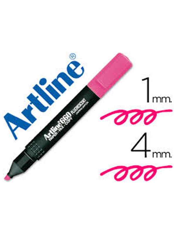 Resaltador Artline EK-660 Rosa Fluor