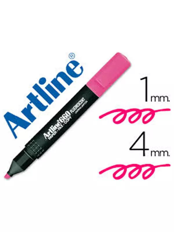 Resaltador Artline EK-660 Rosa Fluor