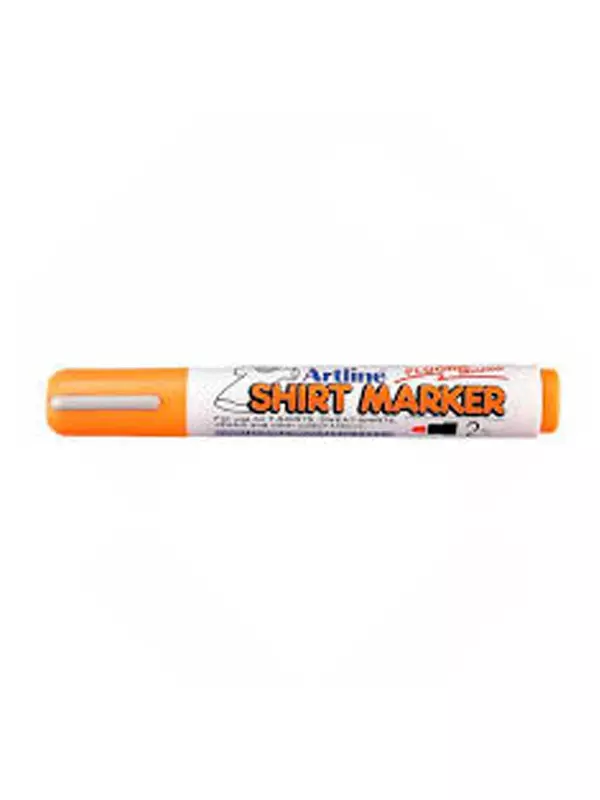 Marcador Artline Textil Naranja Fluor