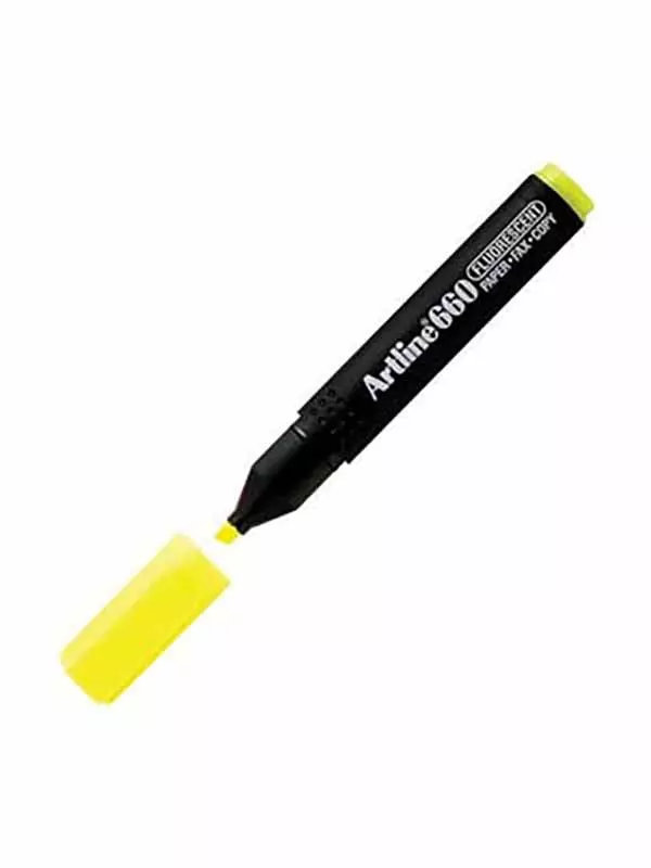 Resaltador Artline Ek660 Amarillo Fluor