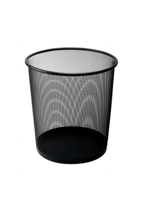 Basurero Metal Rejilla negro Mediano - Ref.: 5002