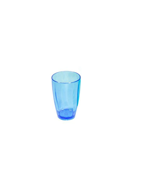 Vaso traslucido acrilico azul ref:960380
