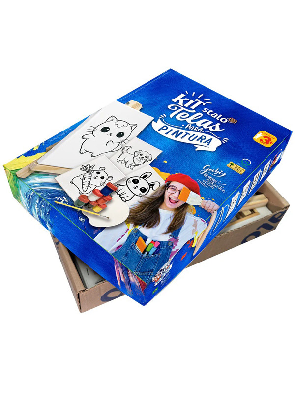 Kit Lienzo de Tela para pintar Stalo - Infantil / Ref 5175
