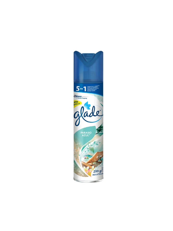 Desodorante En Aerosol Glade Oasis Paraiso Azul 360ml