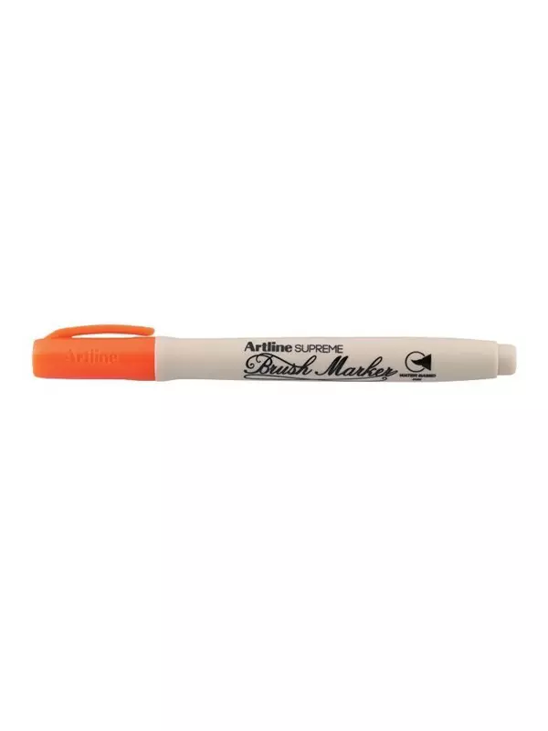 Marcador Artline Brush Fluor Orange