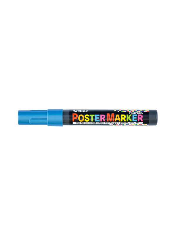 Marcador Artline Poster Azul Metalico 4mm Epp-4