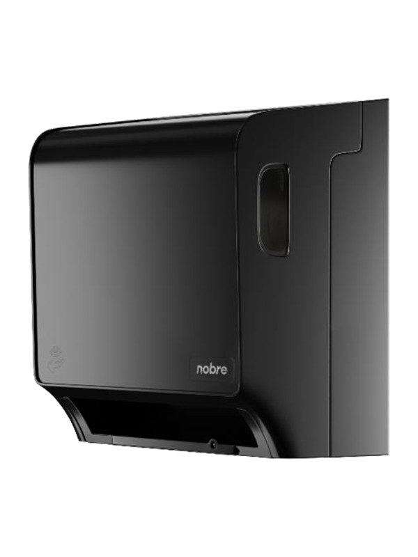 Dispenser para Papel Toalla Bobina Nobre Negro con Sensor Automatico 63801
