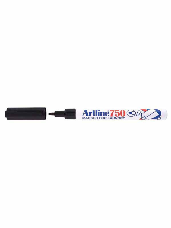 Marcador Artline Textil 750 Negro Punta 0.7