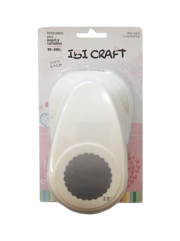 Perforadora Ibicraft Anidable Circular con diseños 6.4 cm ref.:655505