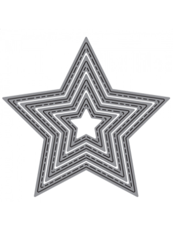 Troquel Ibicraft de Corte Estrellas ref: 658052