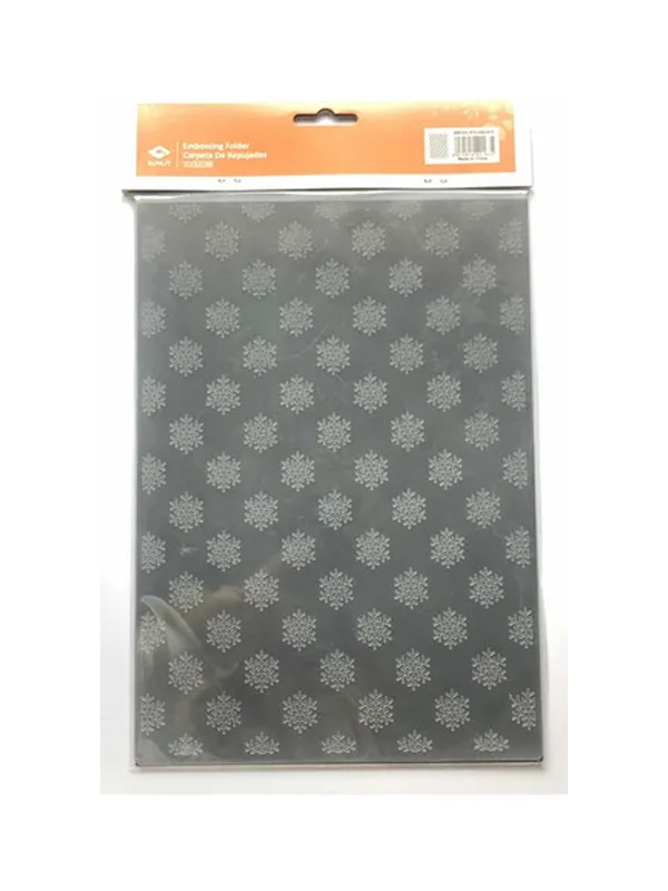 Carpeta de Repujado Ibicraft Copo de Nieve A4 ref:658103