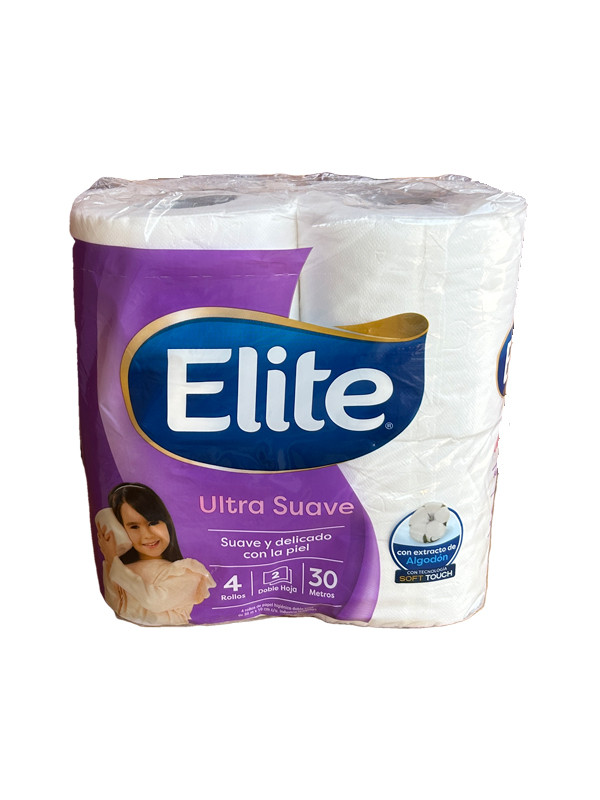 Papel Higienico Ultra Suave Elite Doble hoja de 30mts