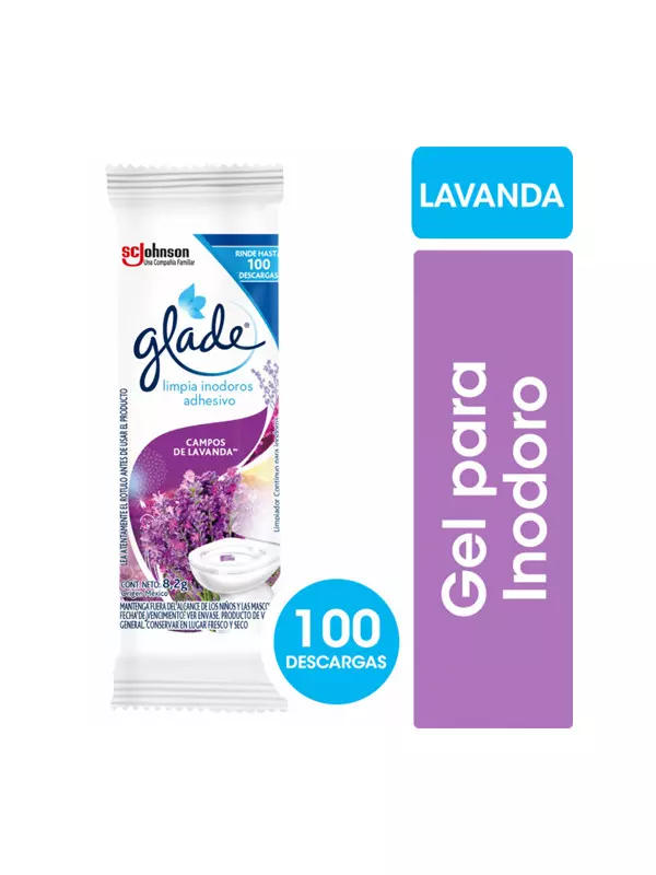 Limpiador Adhesivo Glade Inodoro Lavanda 8.2g