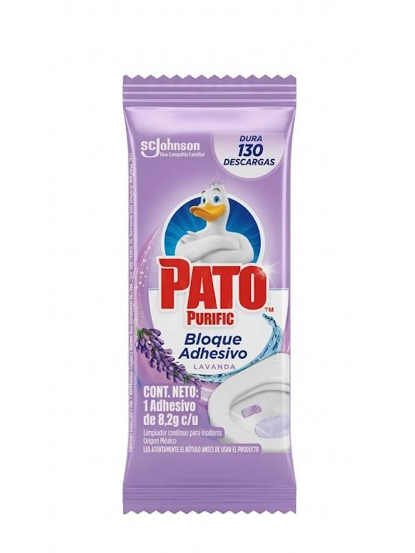 Limpiador adhesivo Pato Purific Lavanda para inodoro 8.2g