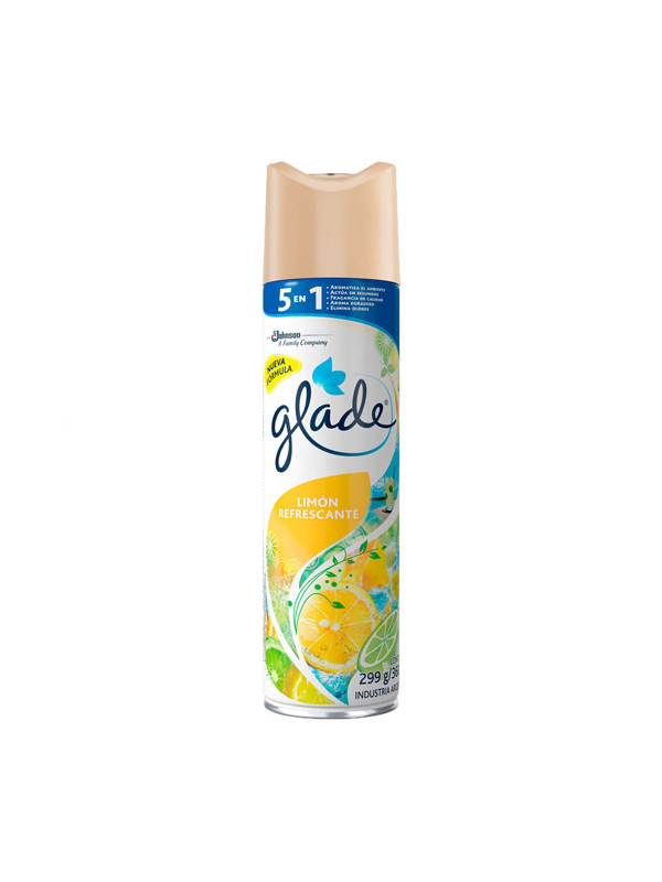 Desodorante En Aerosol Glade Limon Refrescante 360 Ml.