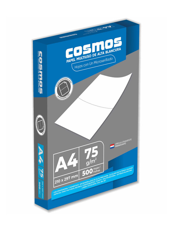Resma Cosmos Serillada A4 de 500 Hojas