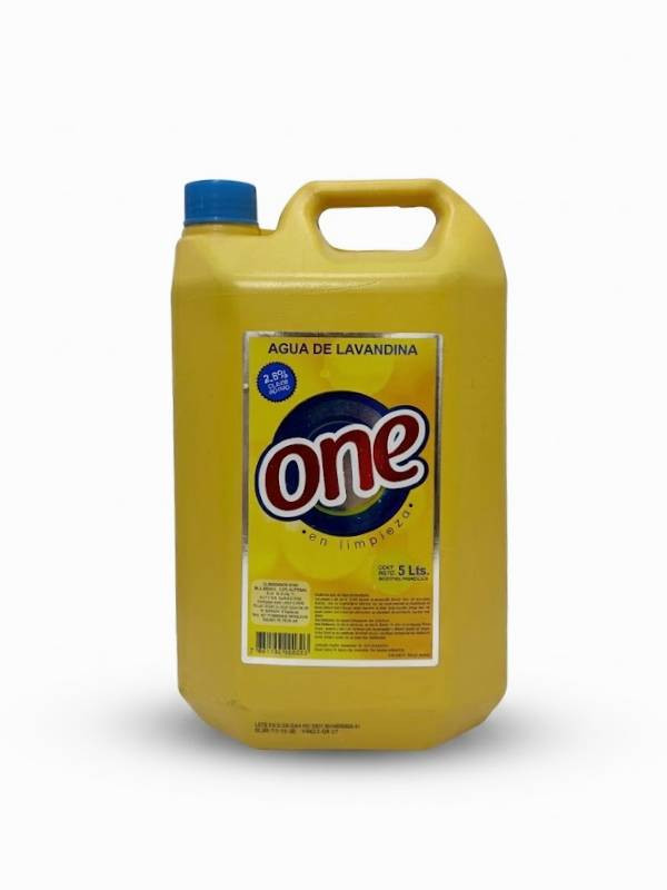 Lavandina One 5 litros al 2,5 %